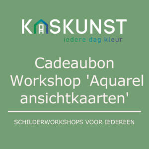 Cadeaubon workshop 'Aquarel ansichtkaarten'