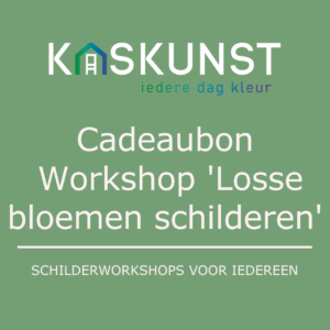 Cadeaubon workshop 'Losse bloemen schilderen'